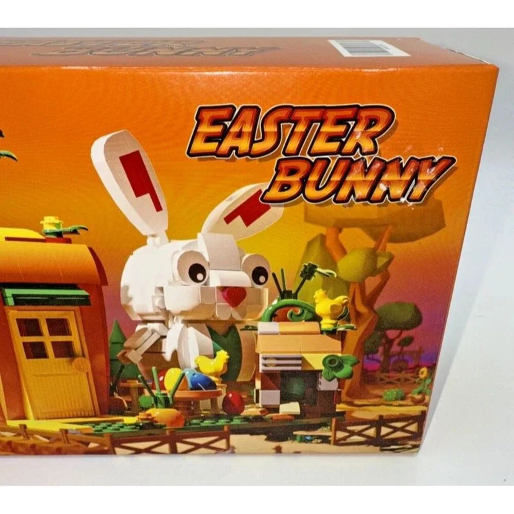 Easter Bunny Building Blocks Set Over 400 Pieces, Children Kids New Sealed
